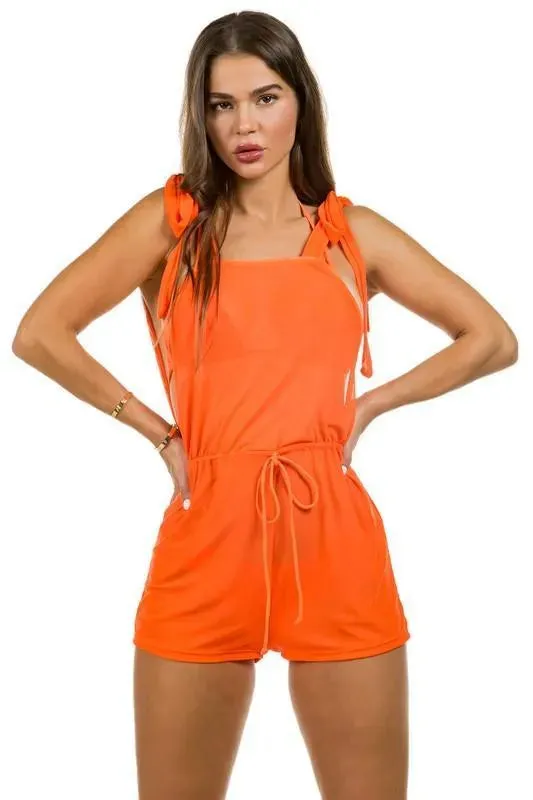 Two Piece Swimsuit with Jumpsuit Coverup