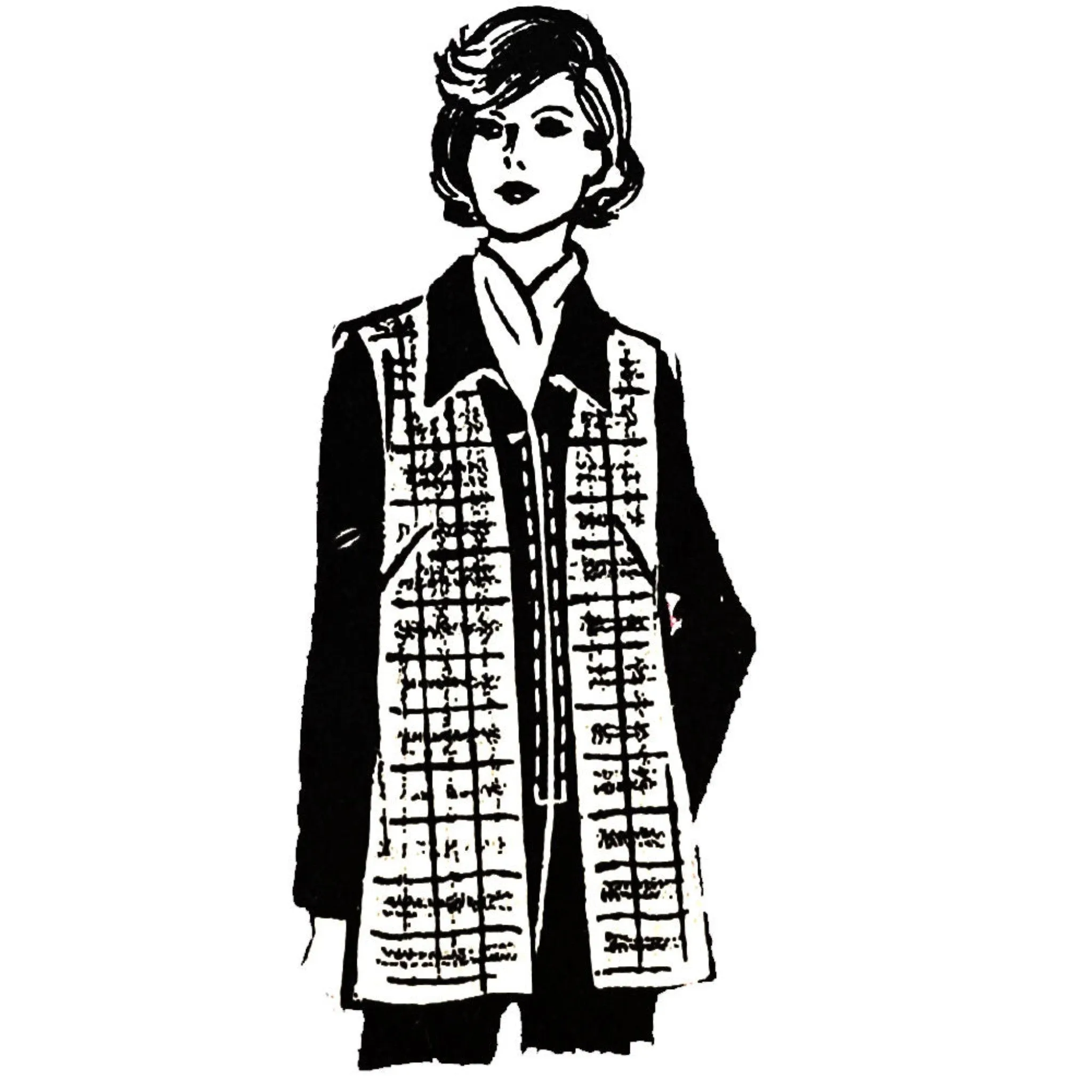 Vintage 1970s Pattern – All in One Jumpsuit & Gilet, Sleeveless Coat - Bust 38” (96.5cm)