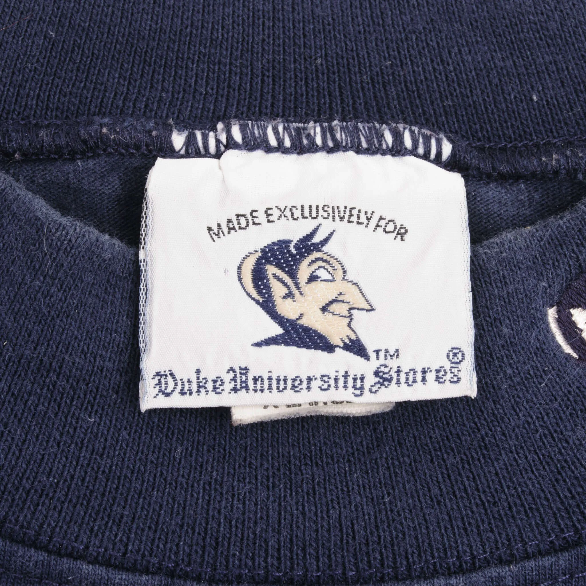 VINTAGE DUKE UNIVERSITY LONG SLEEVE TURLE NECK TEE SHIRT 1990S XL MADE IN USA