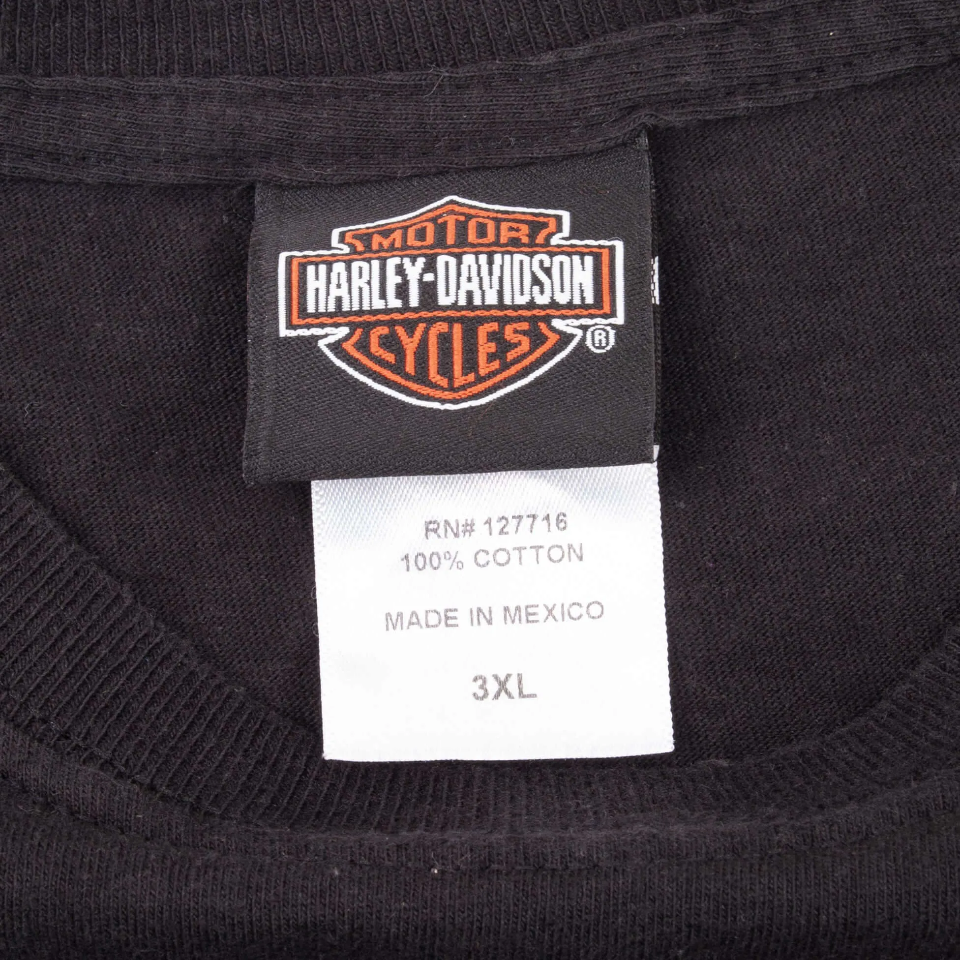 VINTAGE HARLEY DAVIDSON LAS VEGAS LONG SLEEVE TEE SHIRT 2005 SIZE 3XL