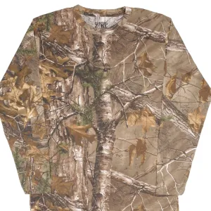 VINTAGE HUNTING XTRA REALTREE CAMO LONG SLEEVE TEE SHIRT SIZE XL