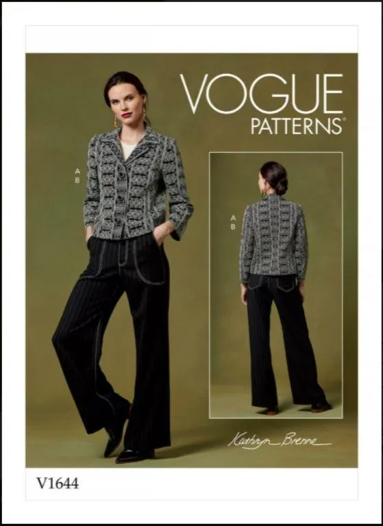 Vogue Pattern V1644 Misses' Jacket and Pants