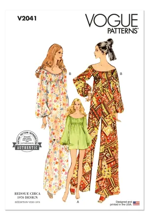 Vogue sewing pattern 2041 Jumpsuit in Two Lengths