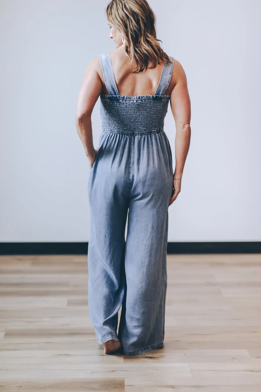 Washed Tencel Jumpsuit