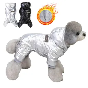 Waterproof Fleece Jumpsuit for Small Dogs – Winter Warmth