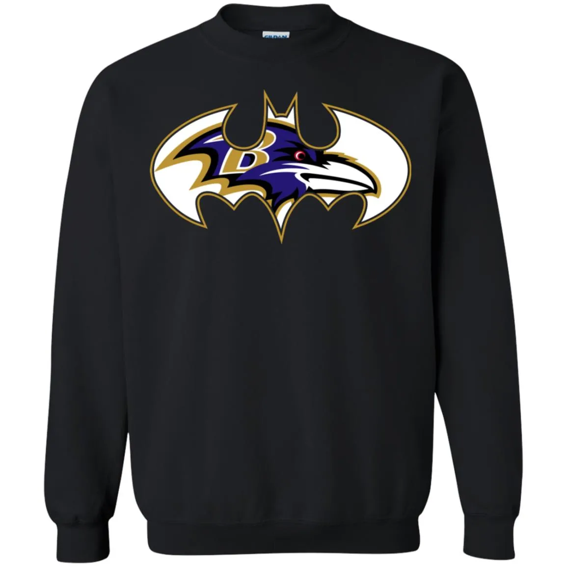 We Are The Baltimore Ravens Batman Nfl Mashup Crewneck Pullover Sweatshirt