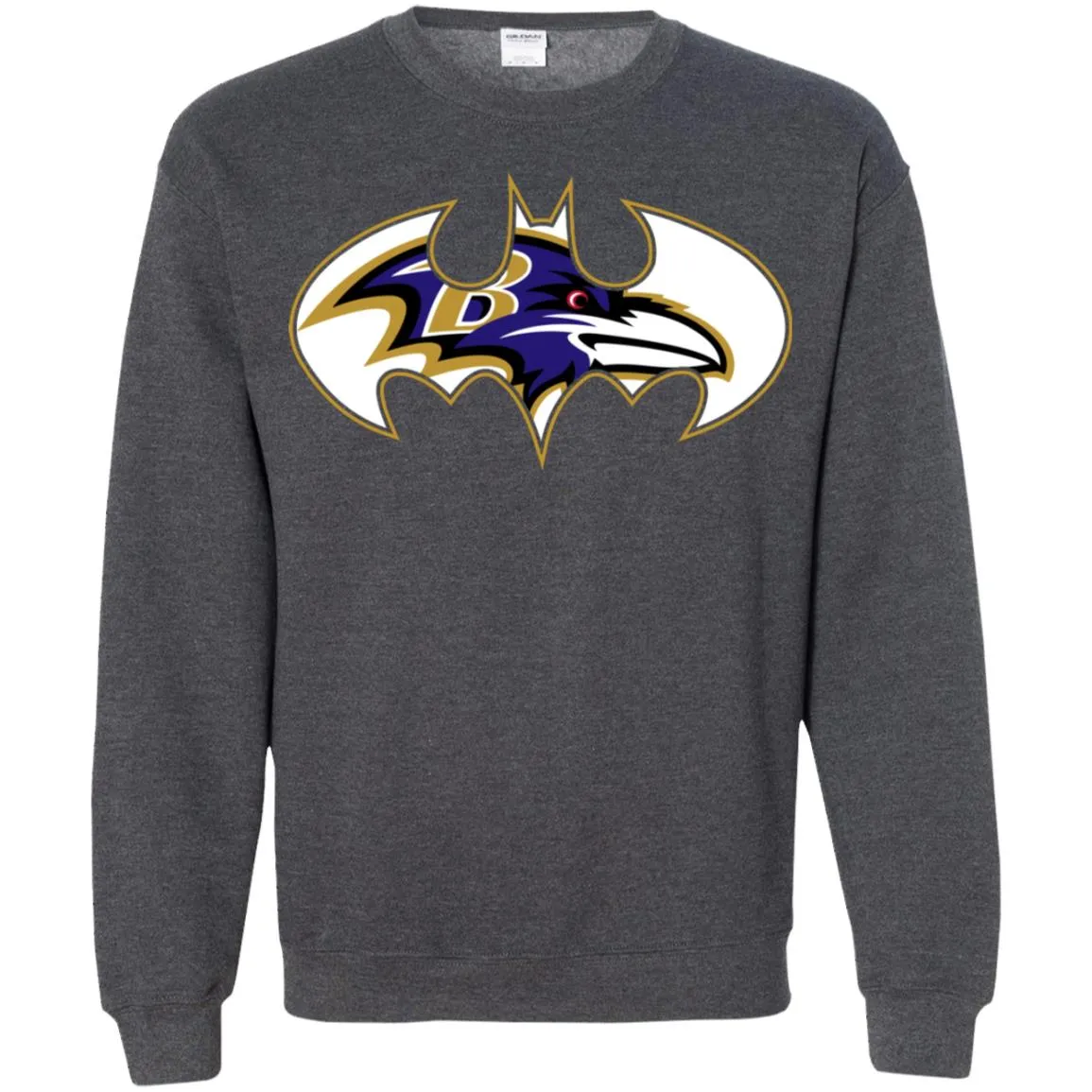 We Are The Baltimore Ravens Batman Nfl Mashup Crewneck Pullover Sweatshirt