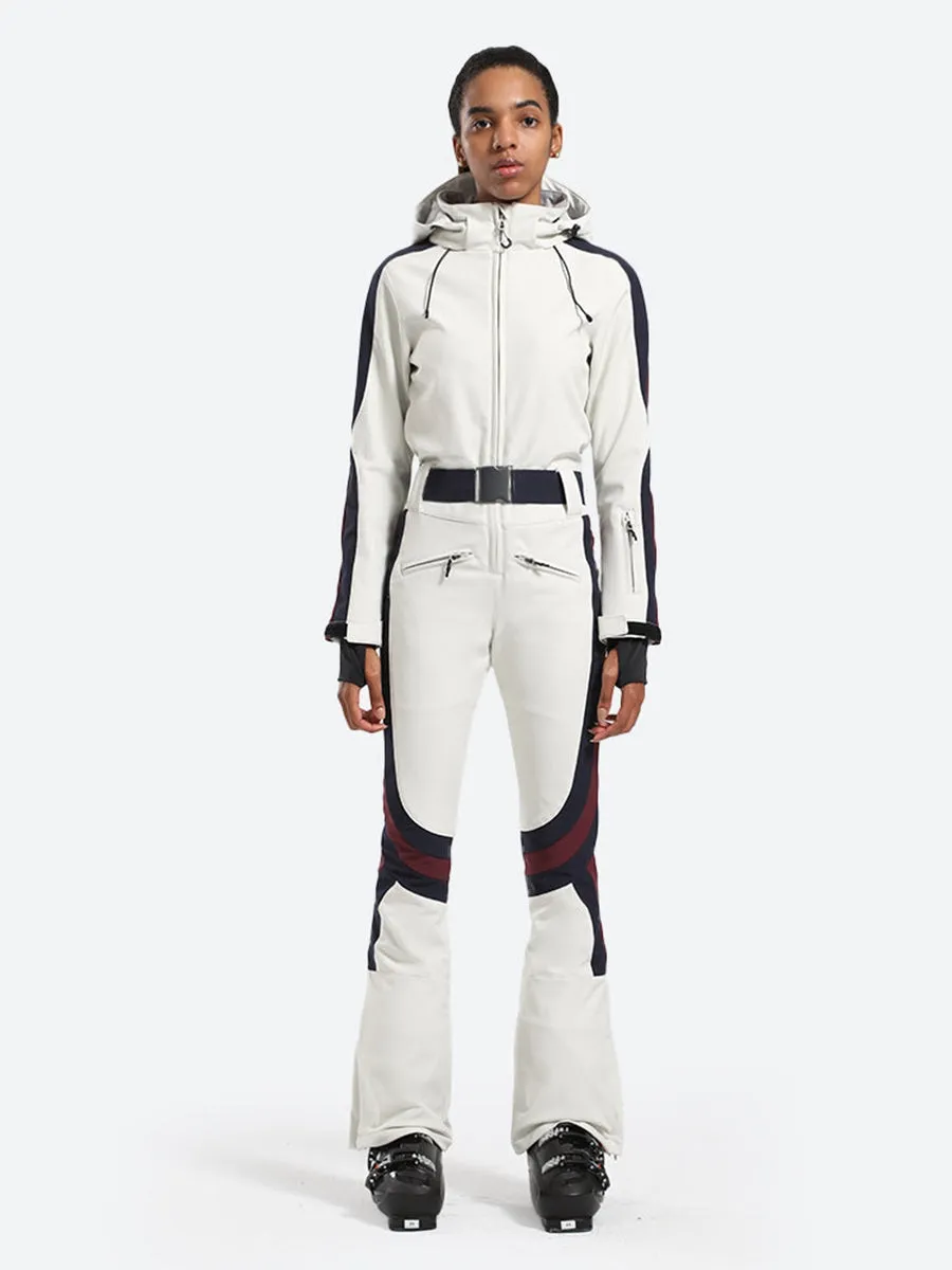 Winter Warm Belted Ski & Snowboard Jumpsuit