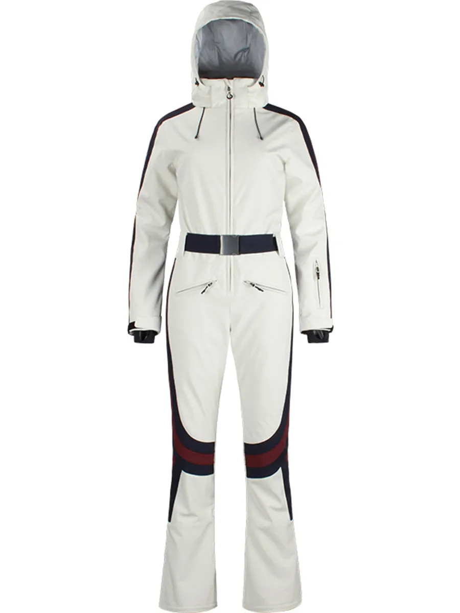 Winter Warm Belted Ski & Snowboard Jumpsuit