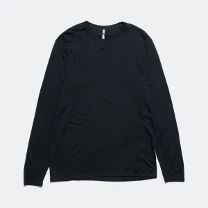 Womens Frame LS Crew - Black