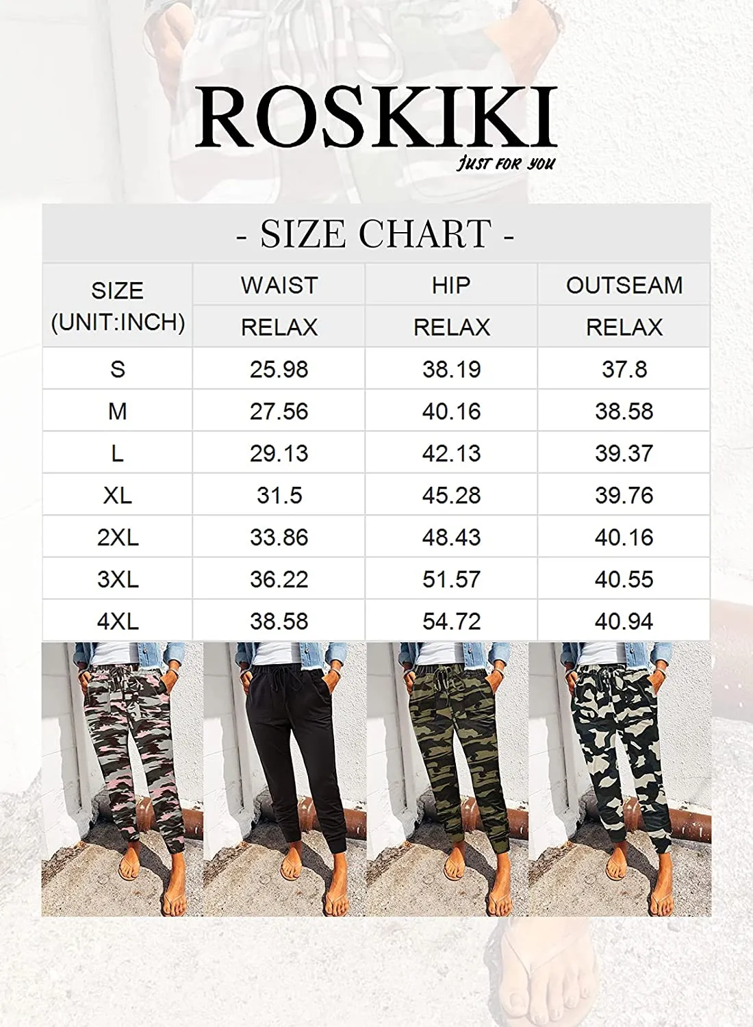 Womens Leopard Drawstring Elastic Waist  Lounge Pants with Pockets