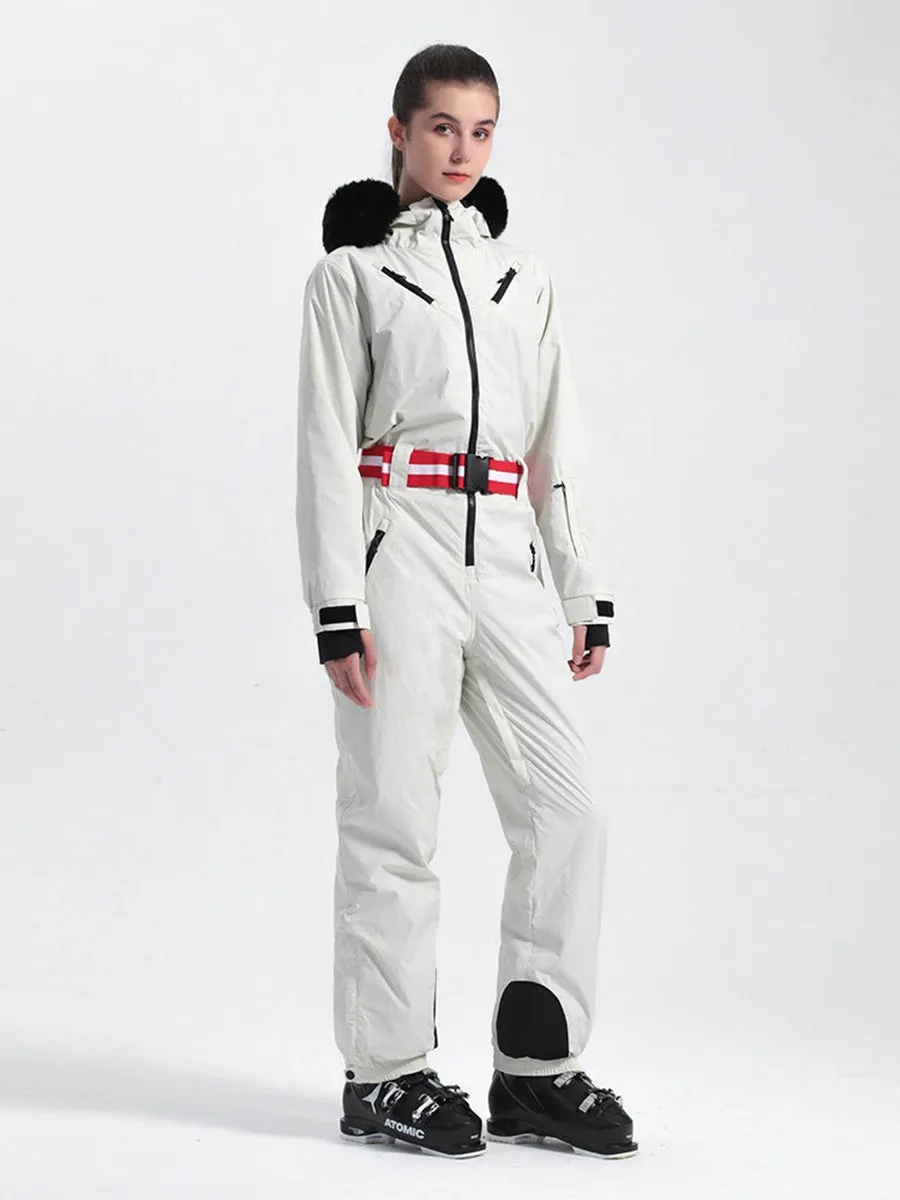 Women's One Piece Thick Ski Suit