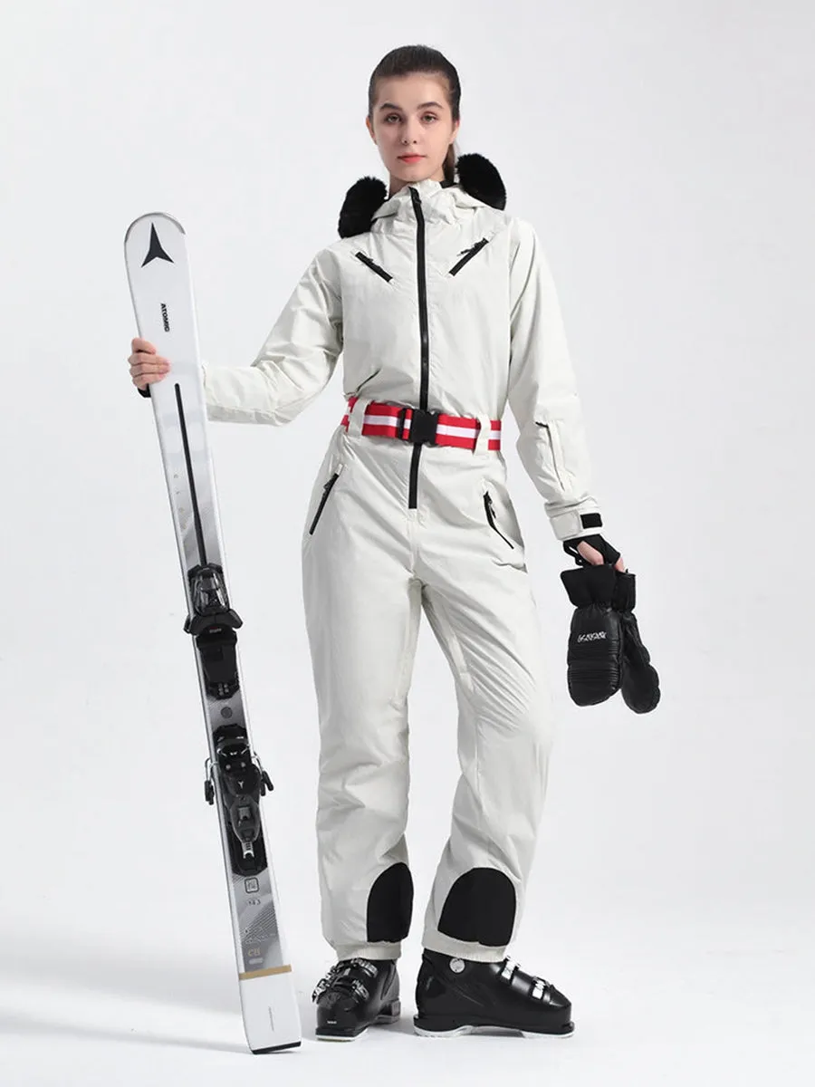 Women's One Piece Thick Ski Suit