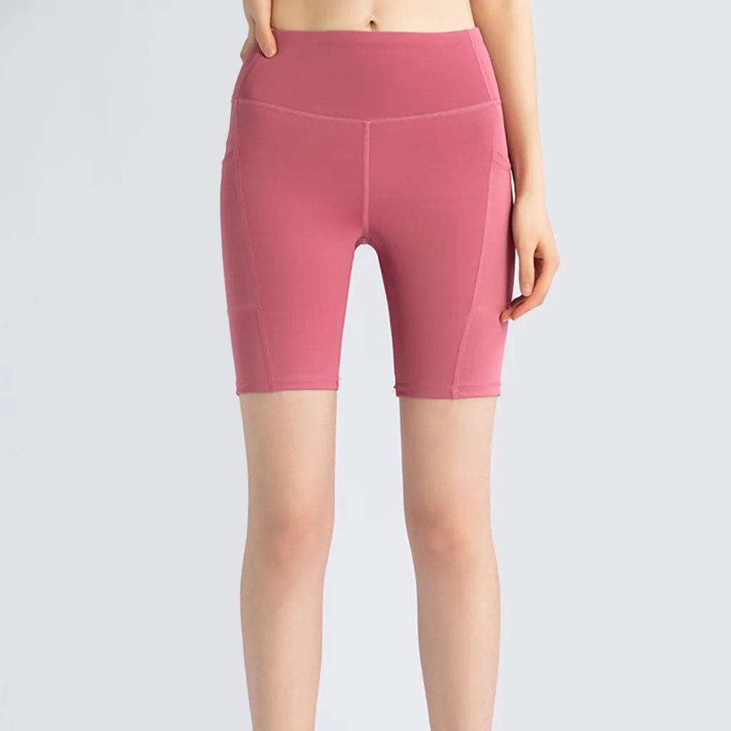 Yoga Shorts with Side Pocket