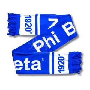 Zeta Phi Beta ΖΦΒ 1920 Sorority Knit Scarf