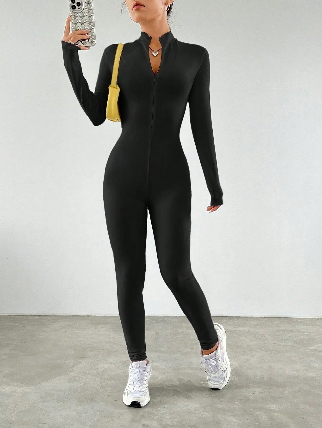 Zip Up Unitard Jumpsuit SS24 -FD